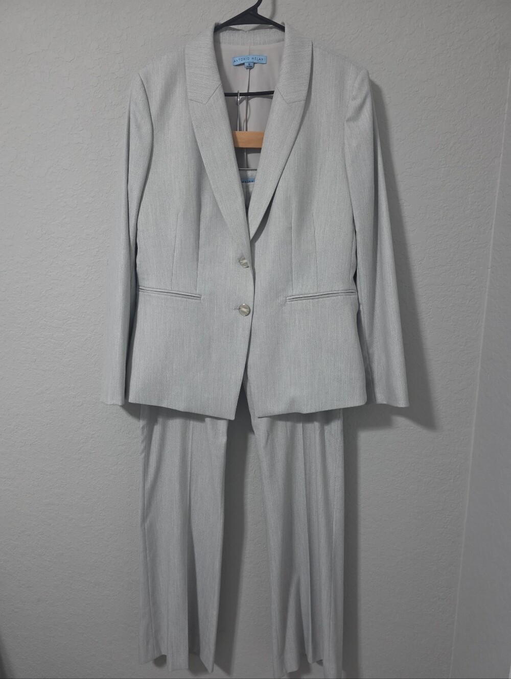 Antonio Melani Gray Suit Size 12